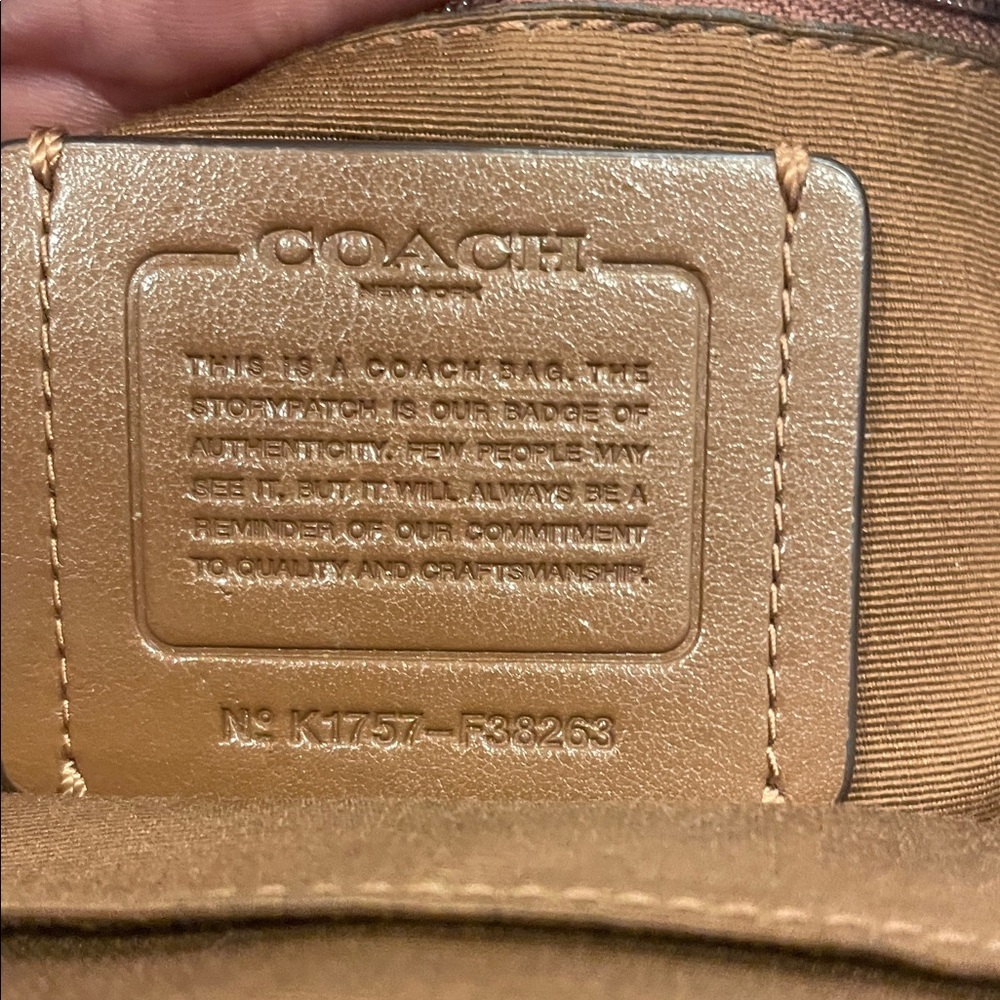 Coach Brown Leather Backpack Mini - image 7